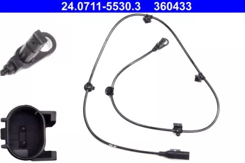 ATE Sensor, wheel speed (24.0711-5530.3)