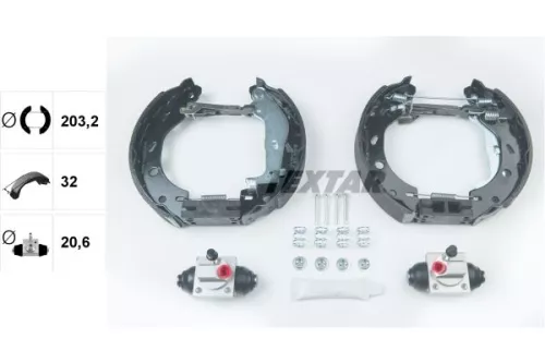 TEXTAR Brake Shoe Set (84066600)