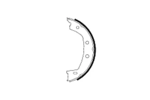 Brake Shoe Set, parking brake