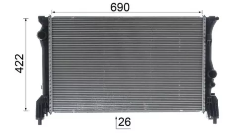 MAHLE Radiator, engine cooling (CR931000P)