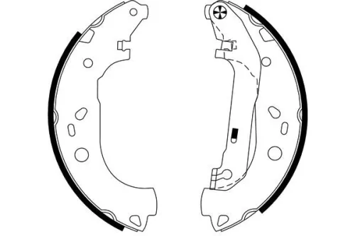TEXTAR Brake Shoe Set (91061400)