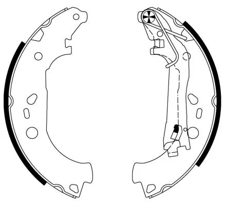 TEXTAR Brake Shoe Set (91067600)
