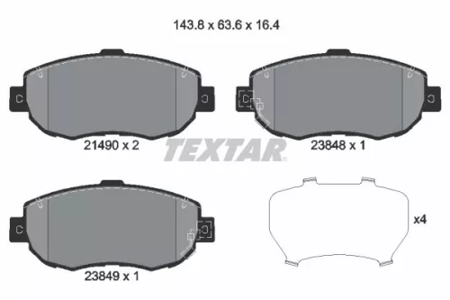 Brake Pad Set, disc brake