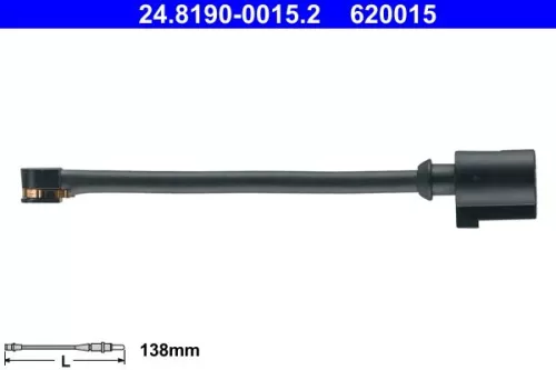Warning Contact, brake pad wear