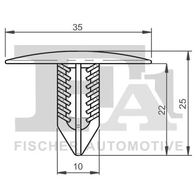 FA1 Clip, trim/protection strip (22-10004.10)
