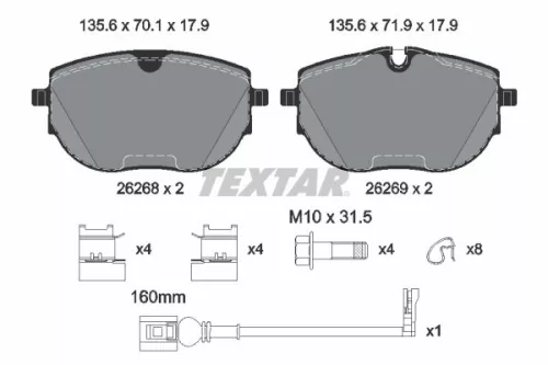 Brake Pad Set, disc brake