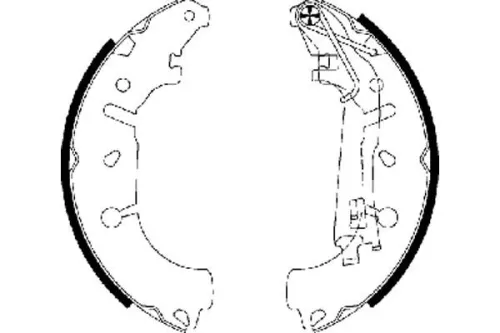 TEXTAR Brake Shoe Set (91065400)