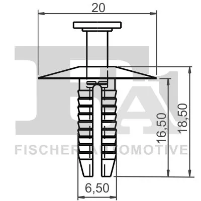 FA1 Clip, trim/protection strip (10-20006.10)