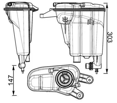 Expansion Tank, coolant