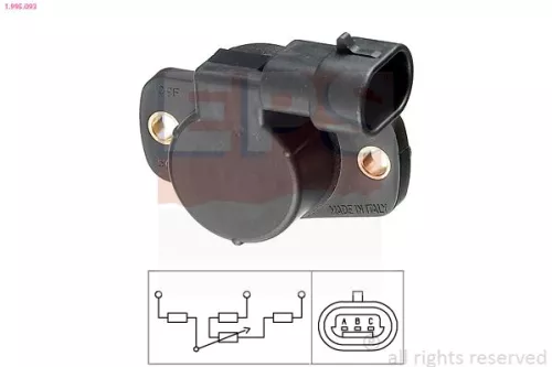 Sensor, throttle position