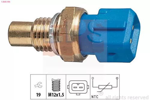 Sensor, coolant temperature