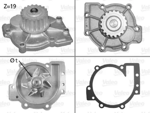 Water Pump, engine cooling