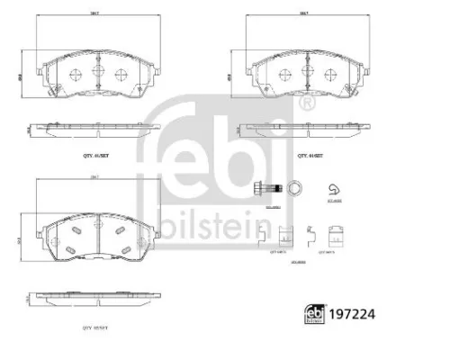 Brake Pad Set, disc brake