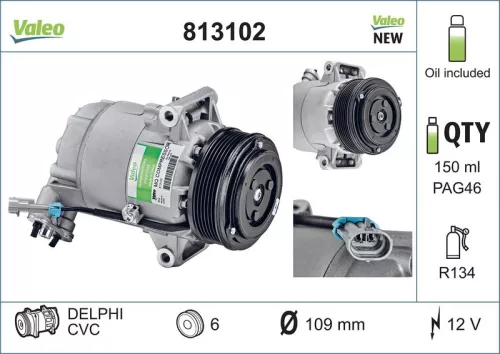 Compressor, air conditioning