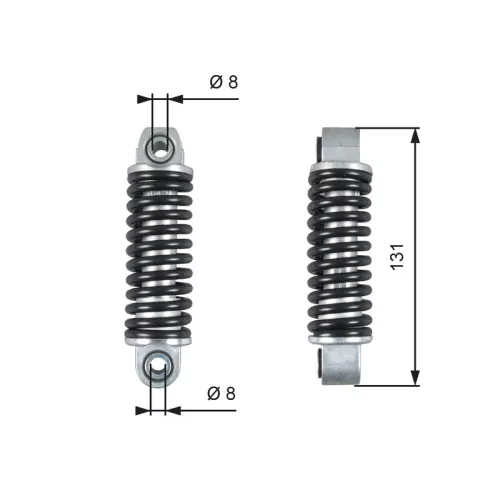 Vibration Damper, V-ribbed belt