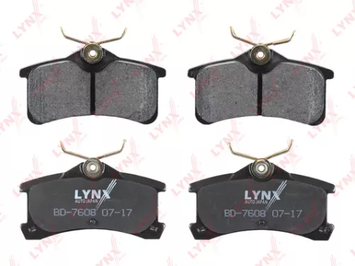 Disc brake pads, rear