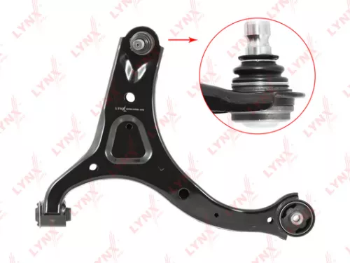 Control arm, front, lower, left