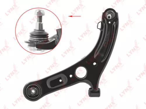 Control arm, front, lower, left