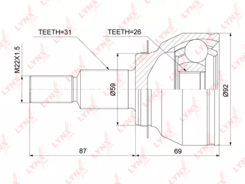 CV-Joint, outer
