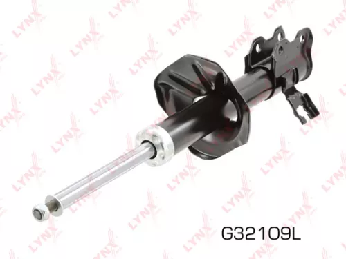 Shock absorber strut gas, left, front