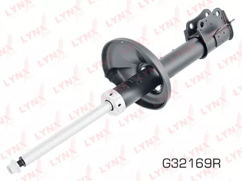 Shock absorber strut gas, right, rear