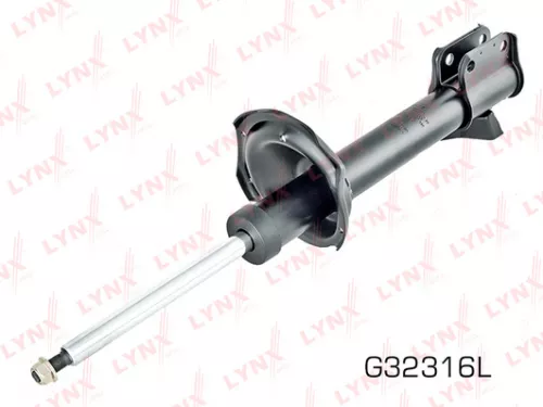 Shock absorber strut gas, left, rear