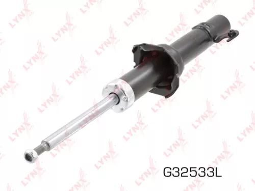 Shock absorber strut gas, left, front