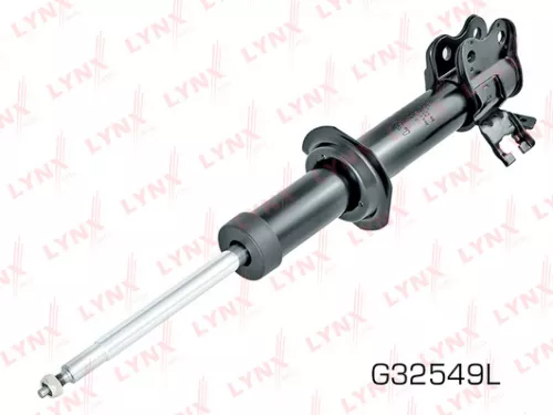 Shock absorber strut gas, left, front