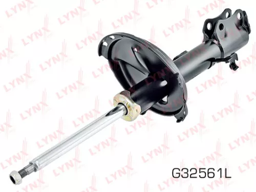 Shock absorber strut gas, left, rear