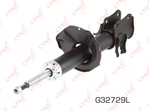 Shock absorber strut gas, left, front