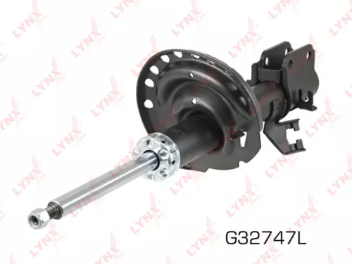 Shock absorber strut gas, left, front