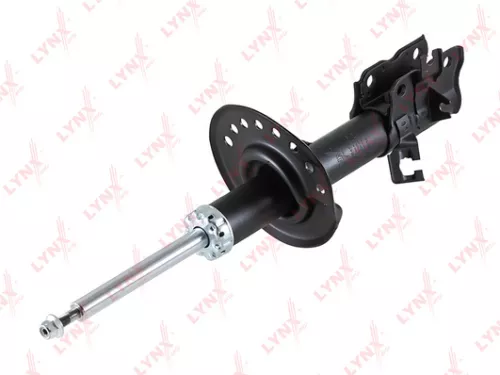Shock absorber strut gas, left, front