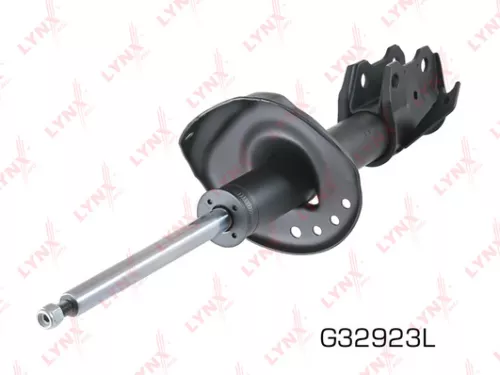 Shock absorber strut gas, left, front