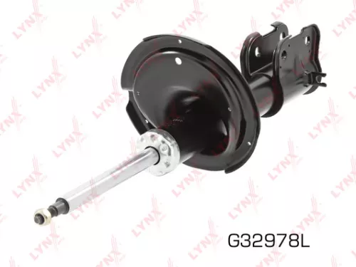 Shock absorber strut gas, left, front