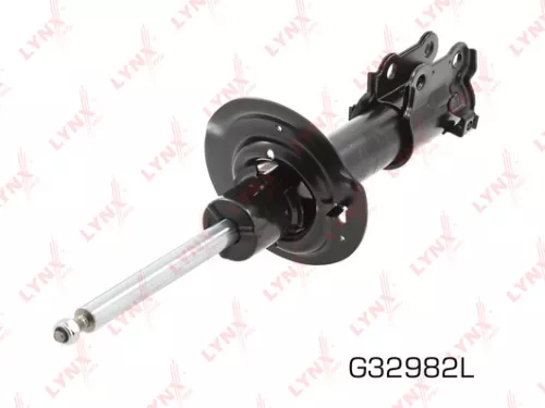 Shock absorber strut gas, left, front