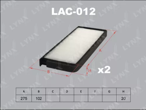 Cabin filter (x2)