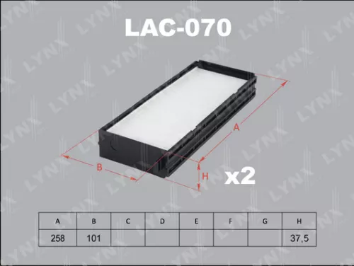 Cabin filter (x2)