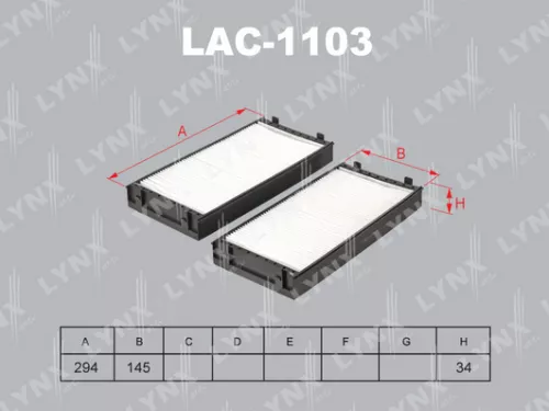 Cabin filter (x2)