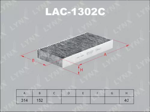 Cabin filter, carbon
