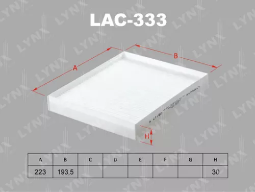 Cabin filter