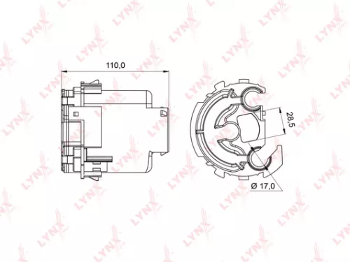 Fuel filter, in-tank