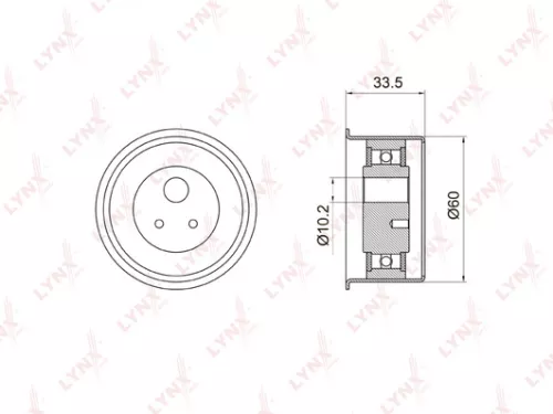 Tension pulley, timing belt