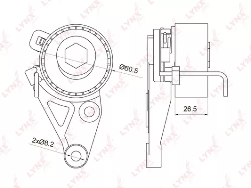 Tension pulley, timing belt
