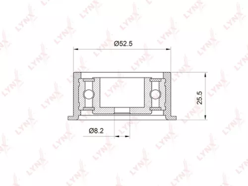 Deflection/Guide pulley, timing belt