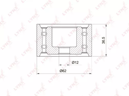 Deflection/Guide pulley, timing belt