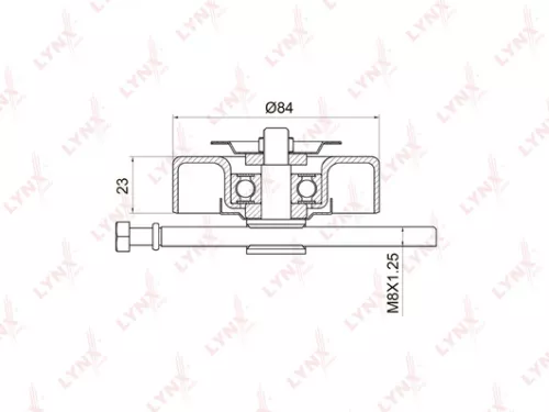 Tensioner Pulley, poly v-belt