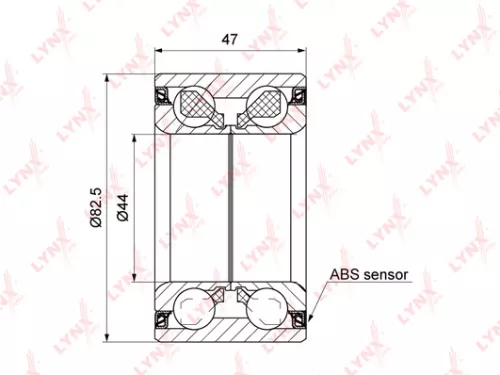 Wheel bearing, front